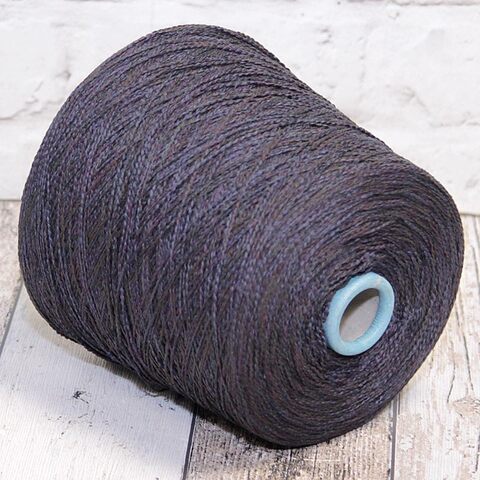 Хлопок принтованный Loro Piana PAPIRO STAMPATO коричнево-синий