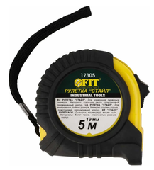 Рулетка Профи, прорезиненный корпус "Стайл" 5м х 19мм