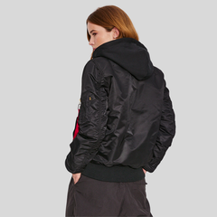 Бомбер Alpha Industries MA-1 Natus W Black (Черный)