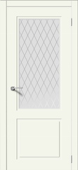 Норд 1 / Цвет РАЛ 9010 / Остекление "Белое матовое Кристалл" / Двери Верда