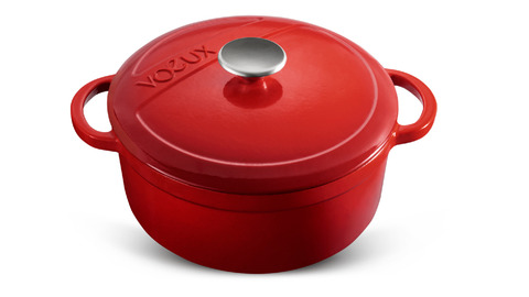 Кастрюля 3.8л Voeux L'amour красная
