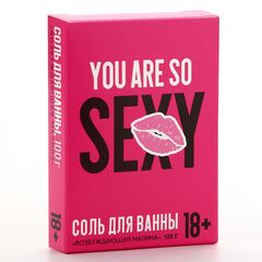 Соль для ванны Beauty с ароматом малины - 100 гр. - 