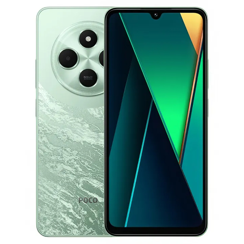POCO C75, 128 ГБ, зеленый