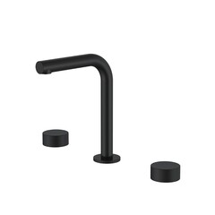Boheme 152-B.4 Смеситель на столешницу STICK SPIRALE на 3 отв. BLACK фото