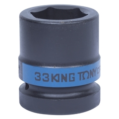 KING TONY (853533M) Головка торцевая ударная шестигранная 1", 33 мм