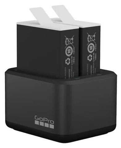 Зарядное устройство GoPro HERO9/10/11/12 Dual Enduro Battery Charger + Battery