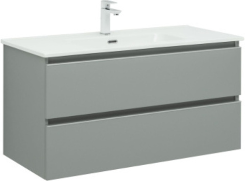 Aquanet 329599 Тумба Вега 100 2 ящ. цв.мисти грин (329599)
