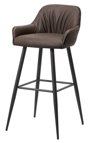 Барный стул 2-173 коричневый