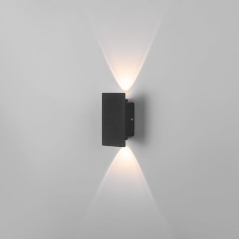 Уличный настенный светодиодный светильник Elektrostandard Mini Light 35154/D черный