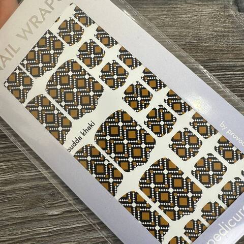 ПЛЕНКИ NAIL WRAPS BUDDA KHAKI (PED)