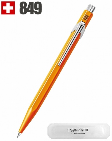 Карандаш механический Caran d’Ache Office 844 Popline Orange Fluo, 0.7 mm  (844.030_PLGB)