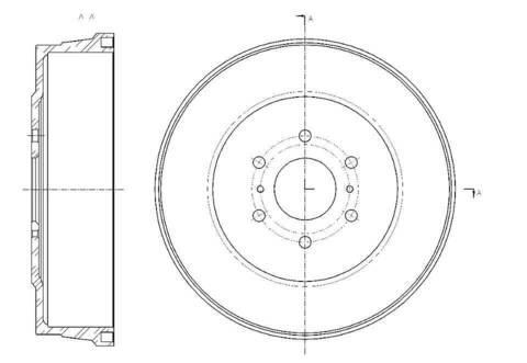 Барабан тормозной G-brake  GD-06734