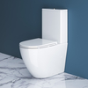 BelBagno BB2141CPR/BB870SC Унитаз-компакт безободковый BelBagno SFERA-R BB2141CPR/BB870SC