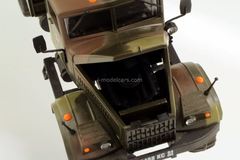 KRAZ-255 KUNG (box body) military camouflage SarAvto Agat 1:43