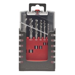 Набор метчиков машинных M3 -M12 HSS DIN371/376 (Винт., C/2,5P, R35, + сверла) 14пр Bucovice 104002