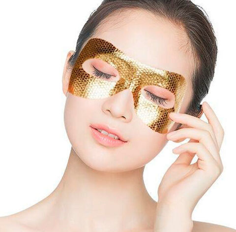 Тканевая маска для области вокруг глаз с золотом AHC Premium Brightening Rose Gold Foil Eye Mask 1 шт.