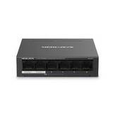 Коммутатор 6-Port 10/100 Mbps Desktop Switch with 4-Port PoE+ PORT: 4? 10/100 Mbps PoE+ Ports, 2? 10/100 Mbps Non-PoE Ports SPEC: Compatible with 802.3af/at PDs, 40 W PoE Power, Desktop Steel Case, Wall Mounting FEATURE: Extend Mode for 250m PoE Tran