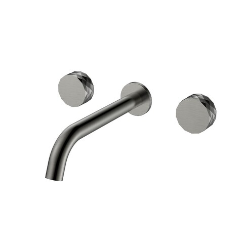 Boheme 152-2-GM Смеситель из стены STICK DIAMOND на 3 отв. Gun Metal