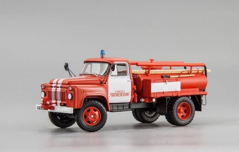 GAZ-52 ACU-10 1975 fire engine State Farm Chapaevsky DIP 1:43