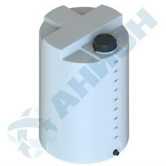 Дозировочный контейнер со сливом Анион 500 л. вертикальный (810x810x1215см;белый) - арт.559446