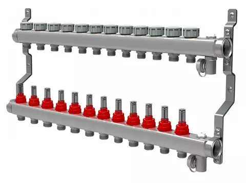 Royal Thermo RTE 52.112 Коллектор в сборе с расходомерами 1