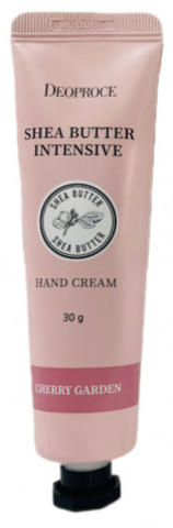 Deoproce Shea Butter  Intensive Hand Cream Cherry Garden Интенсивный крем для рук с маслом ши и вишней