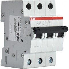 Выключатель автоматический модульный ABB SH203 3п C 16А 6кА C16 2CDS213001R0164