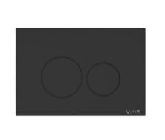 VitrA 740-2411 Origin Панель смыва, матовый черный фото