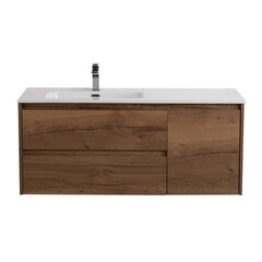 BelBagno KRAFT-1000-2C-1A-SO-RT-R KRAFT База под раковину подвесная с двумя выкатн. ящиками одной распашн. дверц. правосторонн. Rovere Tabacco,1000x460x500, KRAFT-1000-2C-1A-SO-RT-R фото