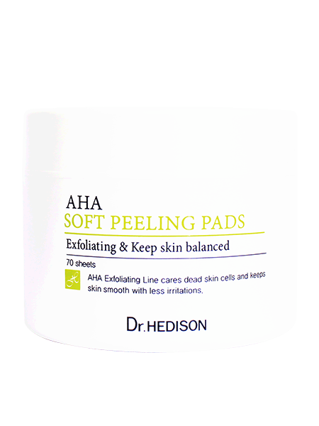 Салфетки для лица Dr. Hedison AHA Soft Peeling pad