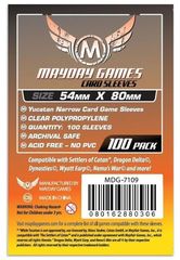 Протекторы для настольных игр Mayday Yucatan Narrow Card Game (54x80) - 100 штук