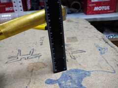 Руль переменного сечения золотистый R-18