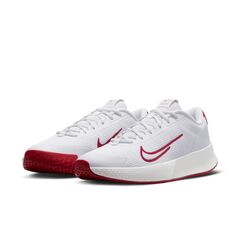 Детские теннисные кроссовки Nike Vapor Lite 2 JR - white/noble red/ember glow