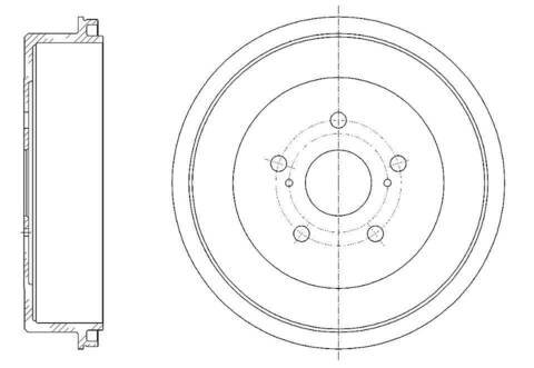 Барабан тормозной G-brake  GD-06161