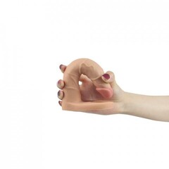 Насадка-фаллоимитатор для двойного проникновения с вибрацией Ultra Soft  (17,8*3)