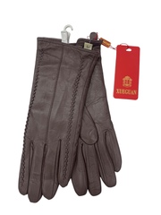 Перчатки. Женские. Материал верха: Кожаные. Подклад: трикотаж-шерсть.В упаковке 5 шт.