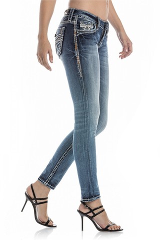 Rock Revival | Джинсы женские PRIYA S200 SKINNY RP9579S200 на модели правый бок