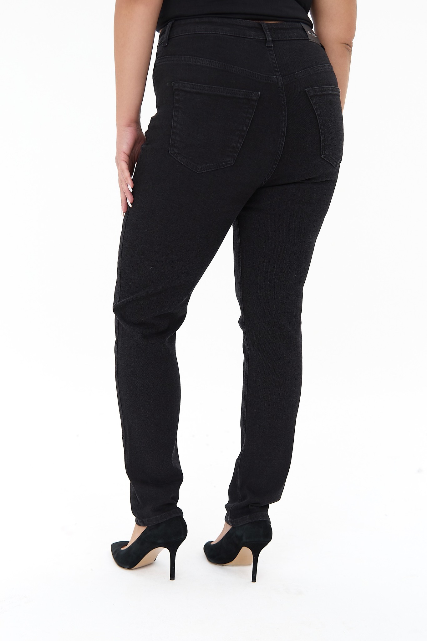 Джинсы skinny fit, черный