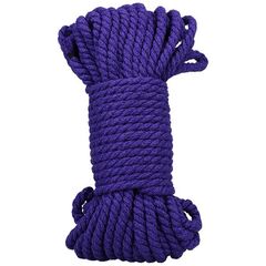 Фиолетовая верёвка для связывания и фиксации Bind&Tie - 15,24 м. - 