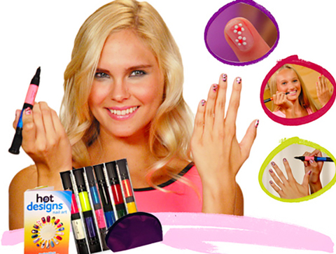 Набор для дизайна ногтей Hot Designs - 12 цветов