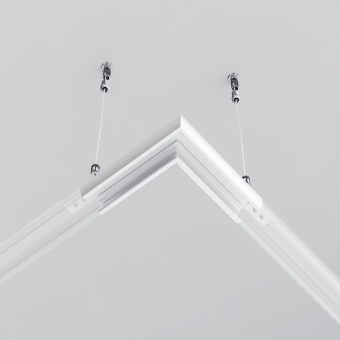 Угол для круглого низкопрофильного шинопровода Maytoni EXILITY TRAM034CL-R-41W