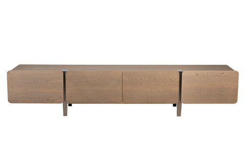 Тумба под телевизор 240х42х50см Garda Decor Smooth в скандинавском стиле