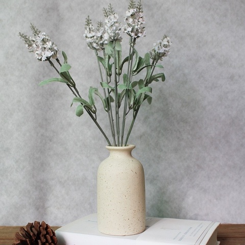 Ваза керамическая Ljungan, 14x8 см, белый