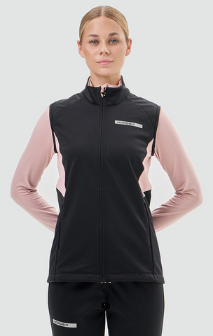 Жилет тренировочный Nordski Core Black/Soft Pink W женский