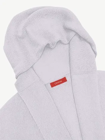 Кардиган с капюшоном из экохлопка