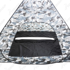 Зимняя палатка автомат Premier Fishing (2,3*2,3 м, КМФ, дно на молнии)
