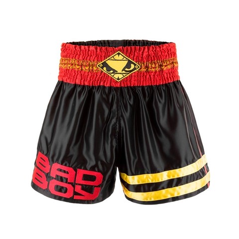 Шорты Bad Boy Tii Sok Muay Thai Shorts - Black/Red/Gold
