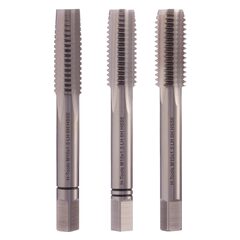 Метчик М10х1,5 (Комплект 3шт, левый) DIN352 HSSE 6h 70мм a=5,5 H-Tools 230100LiEHT