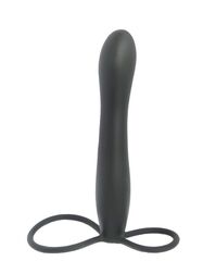 Насадка на пенис Mojo BlackJack 15 см, двойная стимуляция