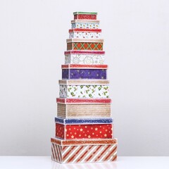 Коробка одиночная, Прямоугольник, «Сказочного Нового года»,  22*13,5*8,5см, 1 шт.